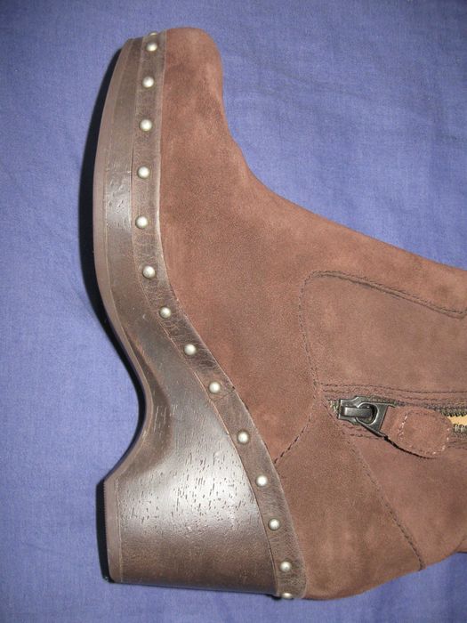 Fossil оригинални велурени дамски ботуши