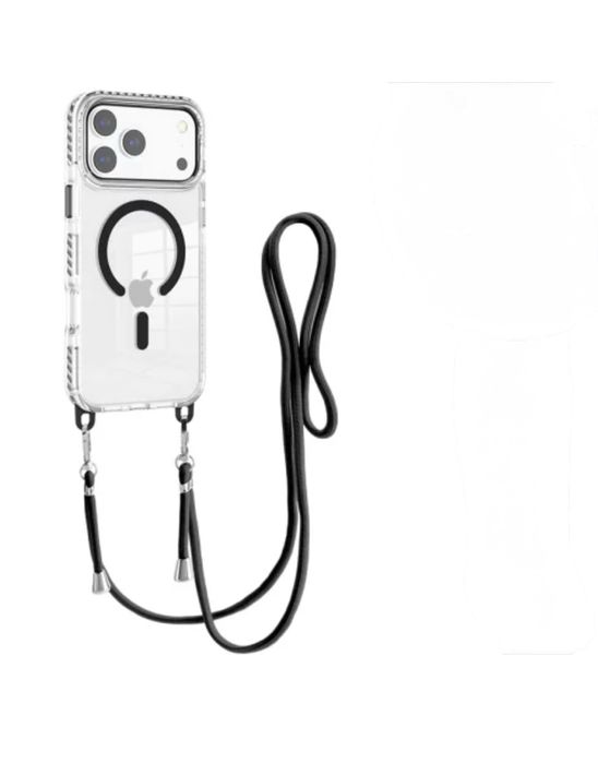 Iphone 17 PRO/PLUS/PRO MAX/AIR - Husa Magsafe Hard PC Snur Detasabil