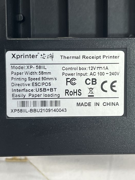 Продаю термопринтер Xprinter XP-58IIL