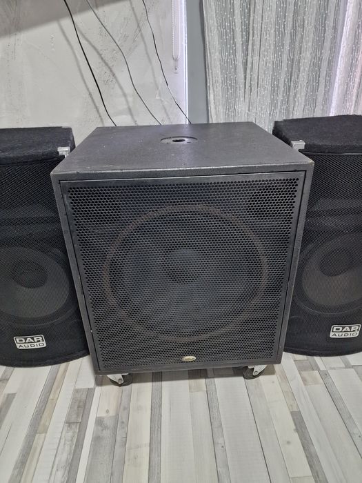 Тонколони 15-ски + 18-ска активна бас каса + усилвател/миксер