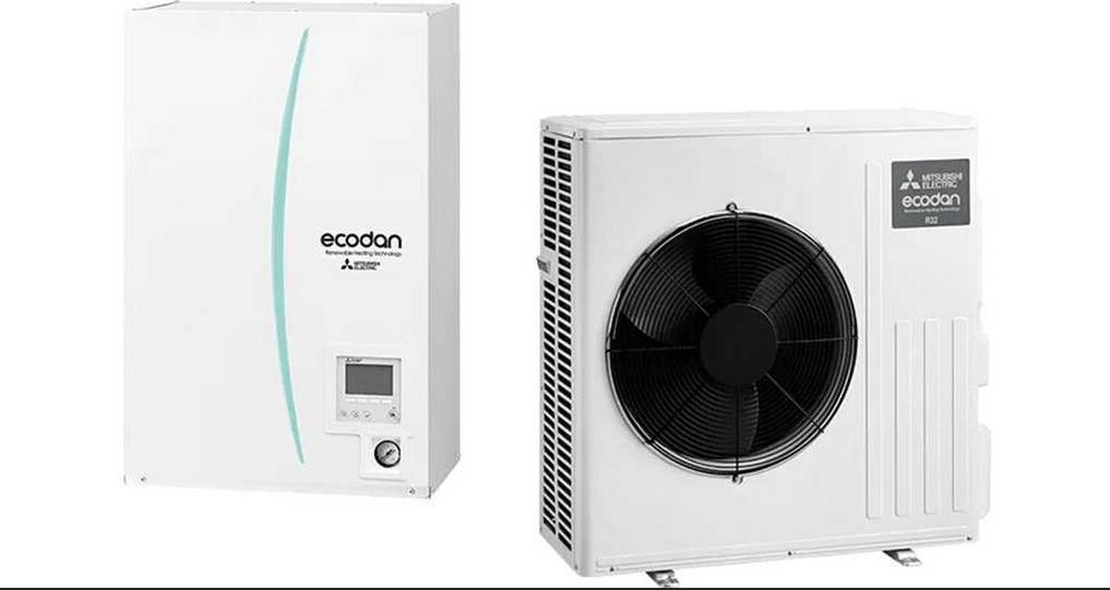 НОВА Термопомпа Mitsubishi Electric ZUBADAN R32 Ecodan 8-10kW Hydrobox