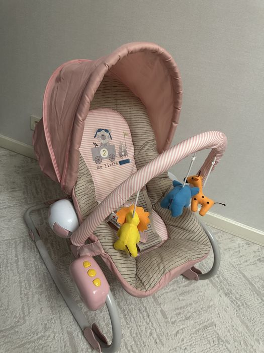 Шезлонг Babyton BR62 розовый