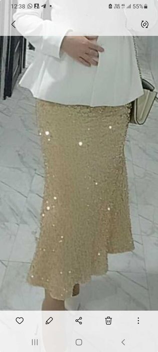 Женская юбка рыбка