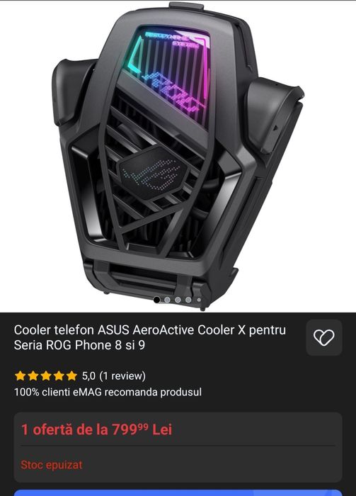 Cooler Asus Rog Phone 8 , 8 pro
