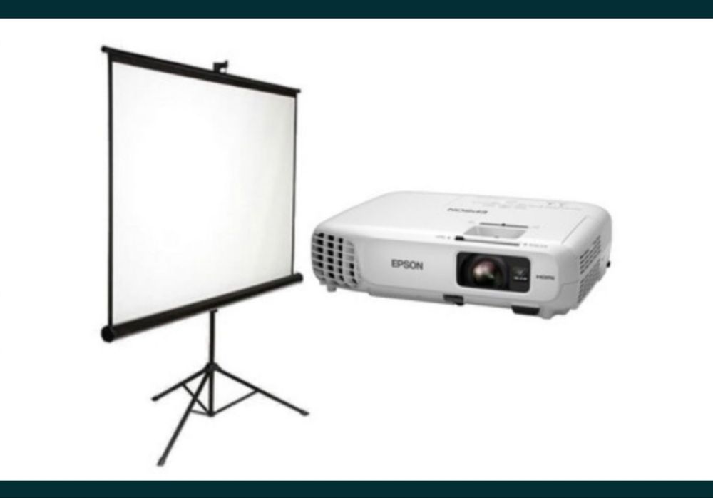 Аренда проектора с экраном