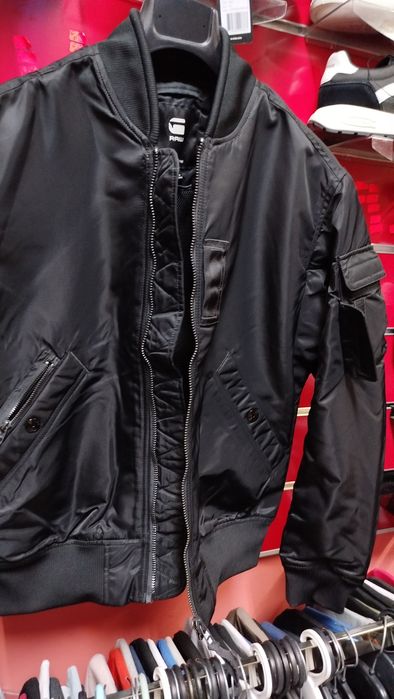 Оригинално яке бомбер G-Star Raw G-A1  M  нов черен мъжки