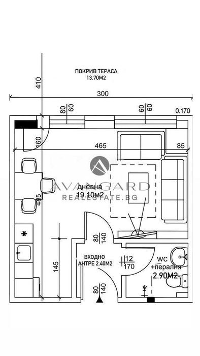 Продава се Едностаен апартамент в Пловдив, Остромила - 49 кв.м за 646 €/кв.м - Снимка #1