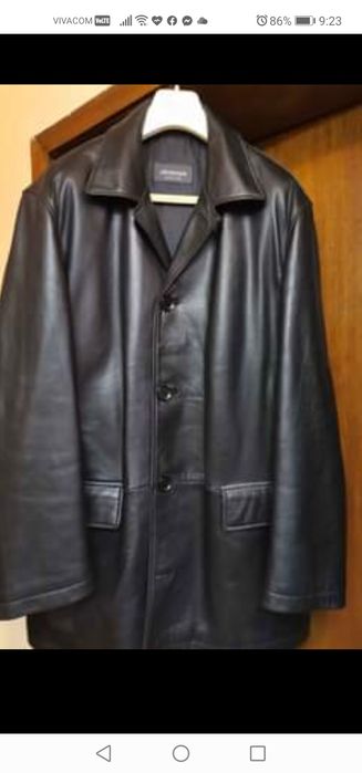 Мъжко сако от естествена агнешка кожа - НОВО!