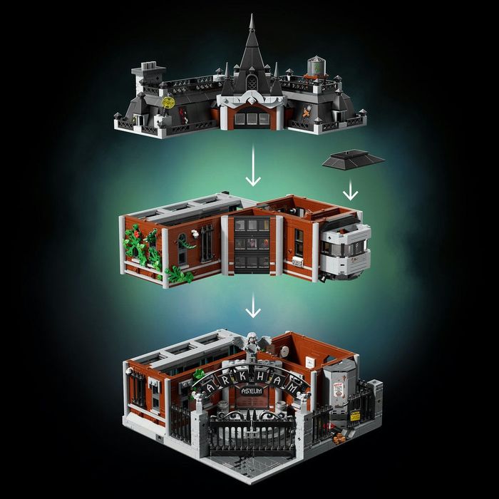 Lego 76300 Аркам Асайлъм , Lego Batman,  Lego DC Arkham Asylum 76300,  2953 части