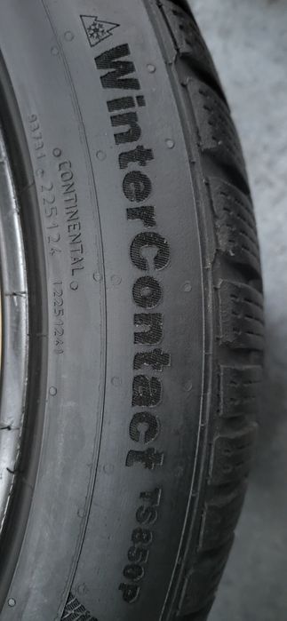 2 anvelope 245 40 18 continental de iarna 7,3mm