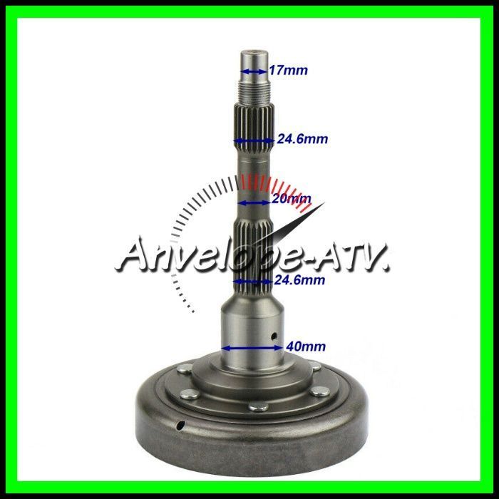 Ambreiaj atv LINHAI 500 DragonFly 500 Oala Ambreiaj + Saboti LINHAI