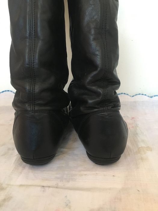 Дамски ест. кожа ботуши BIANCO # 38