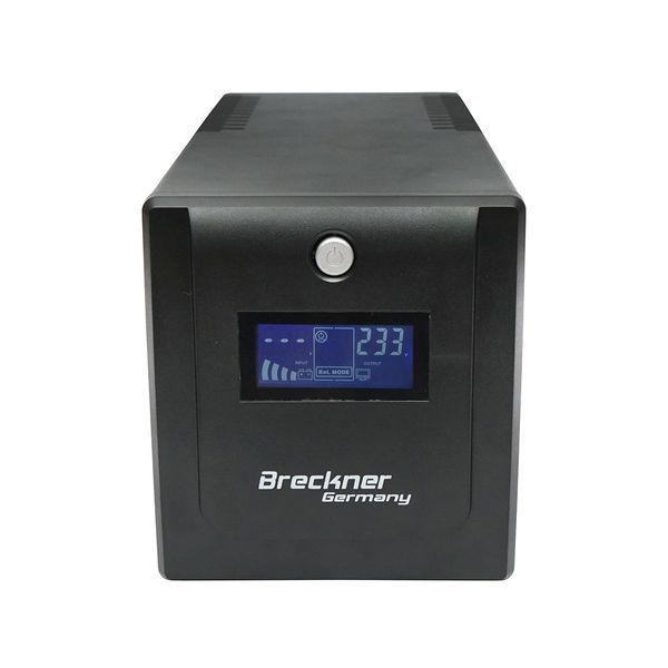 Ups устройство 1000va/600w с 2x7,5ah батерии и 4 шуко гнезда, lcd, usb