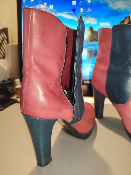 Botine damă din piele naturala -Alberto Fermani