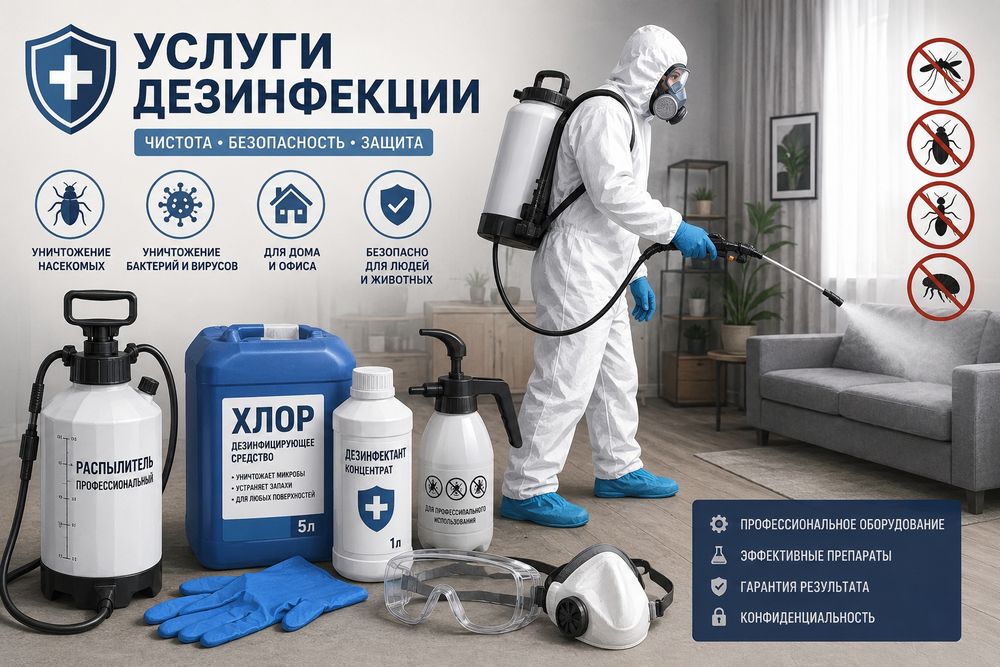 Услуги дезинфекций