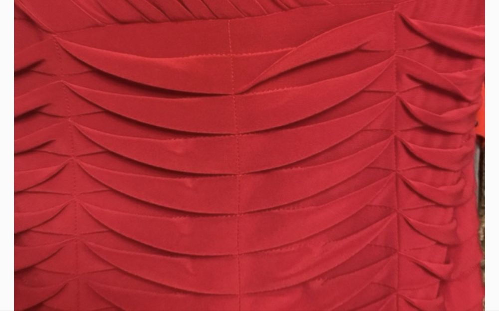 Rochie dama de culoare rosie, nr 42-44