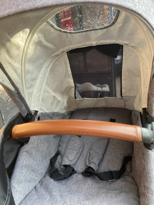 Количка Kinderkraft 3in1 зимен кош, летен кош и столче за кола