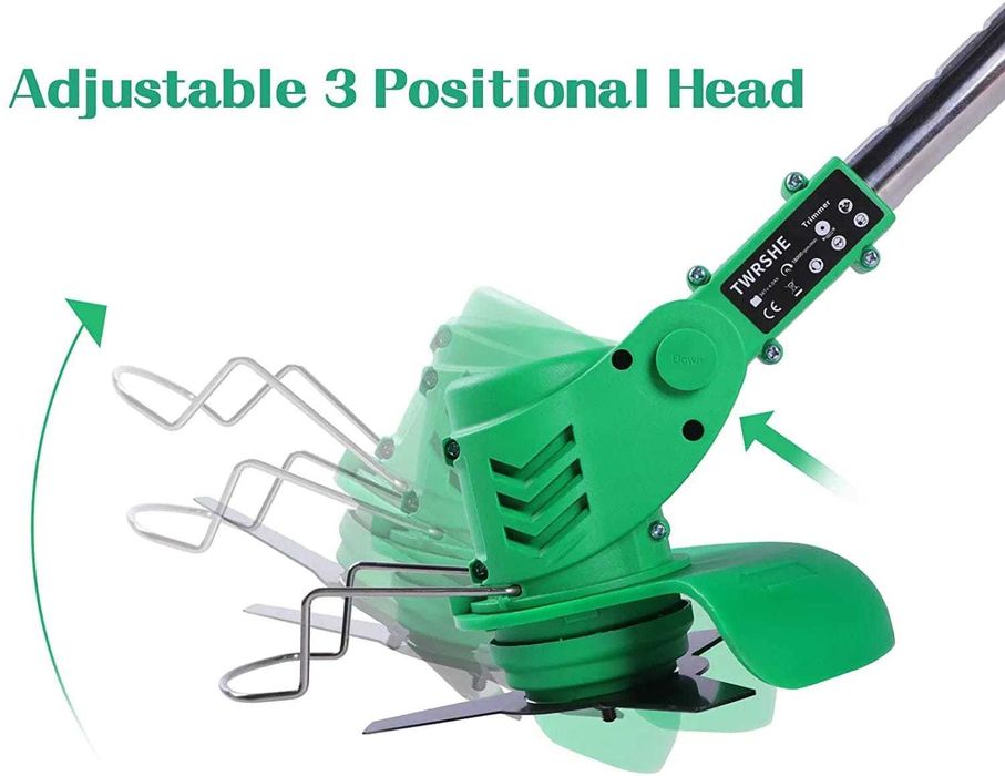 Акумулаторен Тример WerkBull с Безчет Ножица четири бат и 2 зарядни