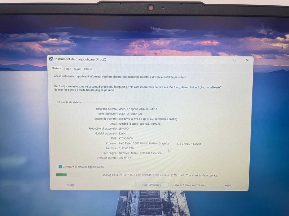 NDP Amanet NON-STOP Sos. Giurgiului 119 LENOVO IDEA SLIM 3 (53249)