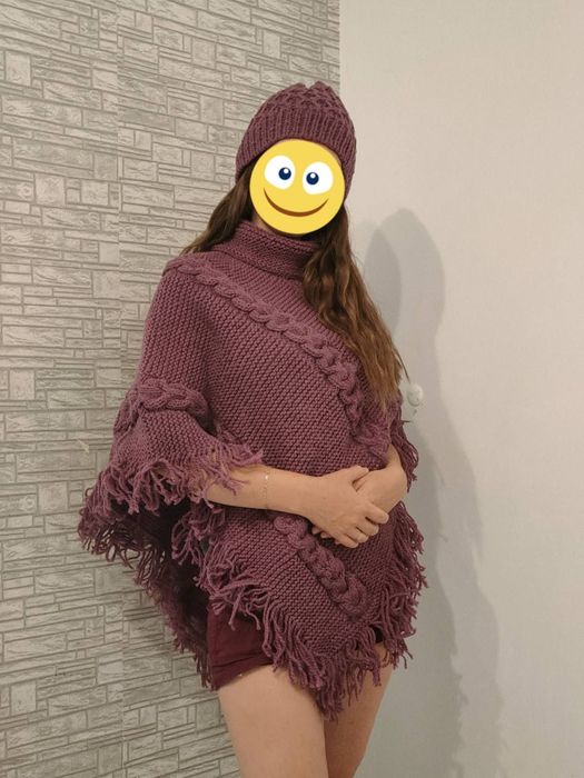 Половер от вълна и шапка