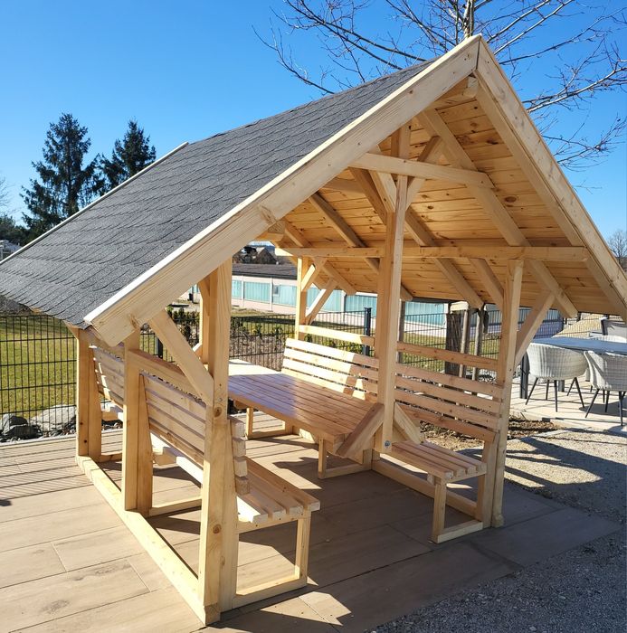Foisoare, leagăne filigorii, pergole, mobilier de gradina