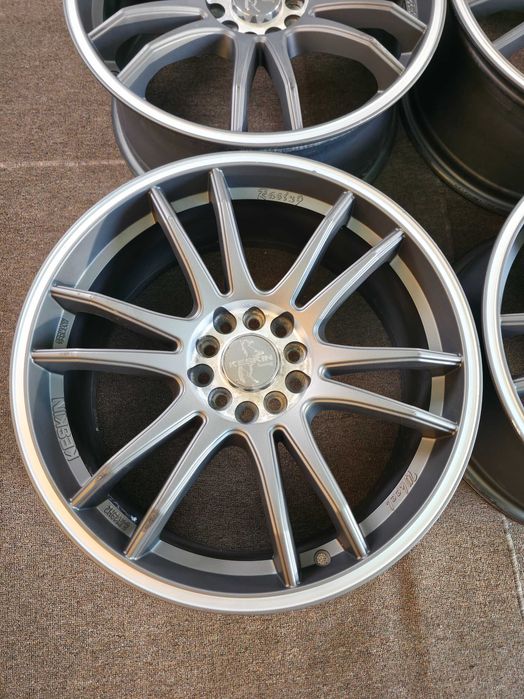 4 Jante Aliaj 5x112 / 5x120 8J ET 45 - Keskin Racing BMW Seria 1 Seria 3 Seria 5 E60 F10 X3 X4 / Audi A3 A4 A5 A6 A7 / VW SKODA SEAT