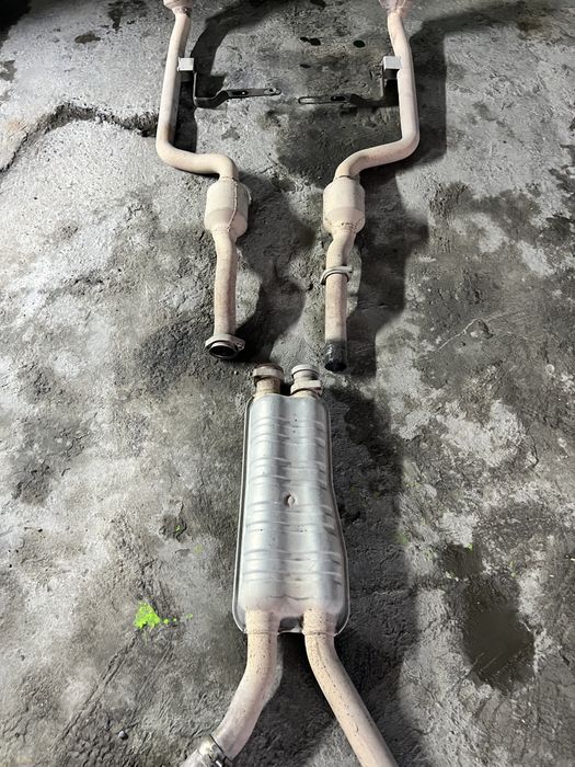 Полный выхлоп мерседес 211