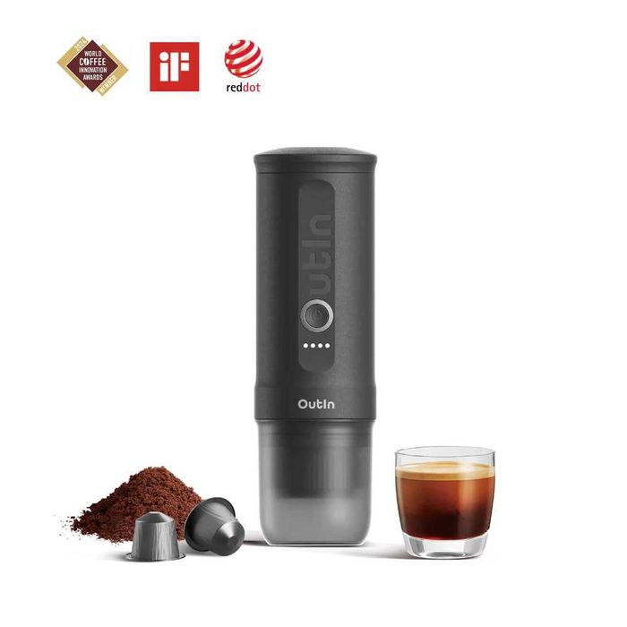 Портативная кофеварка Outin Nano Portable Electric Espresso Machine!
