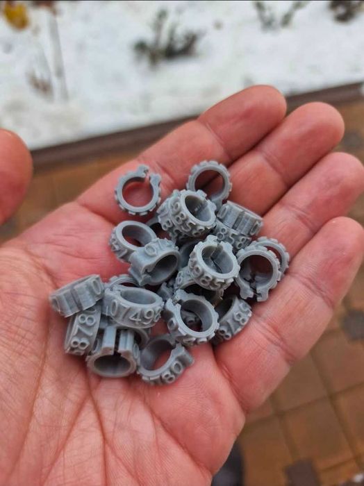 Inele (porumbei/pasari) personalizate cu inchidere