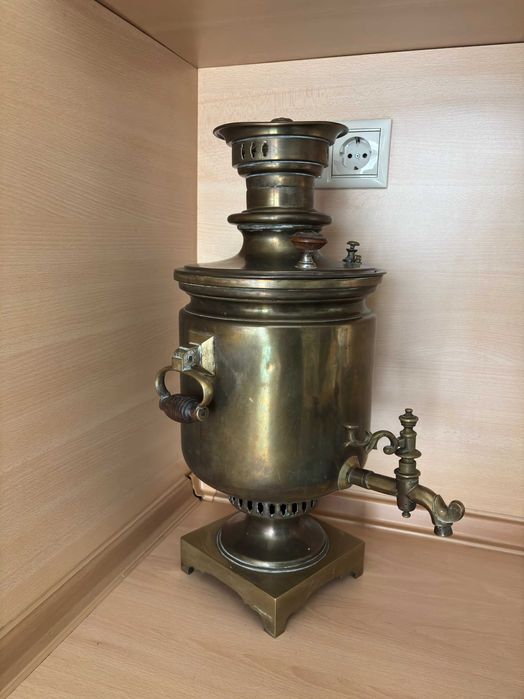 Ретро самовар, месинг