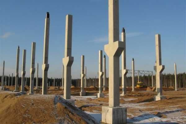 Сборные железобетонные колонны ( TEMIR-BETON- KOLONNA loyiha  asosida)