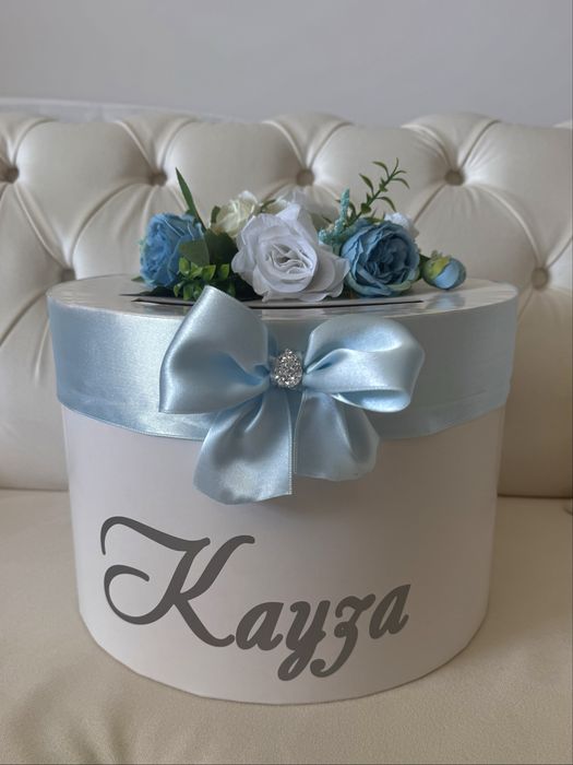 Кутия за кауза със синя пандела