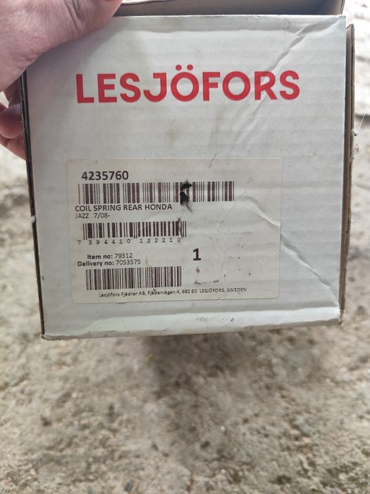 4бр чисто нови пружини за Honda Jazz