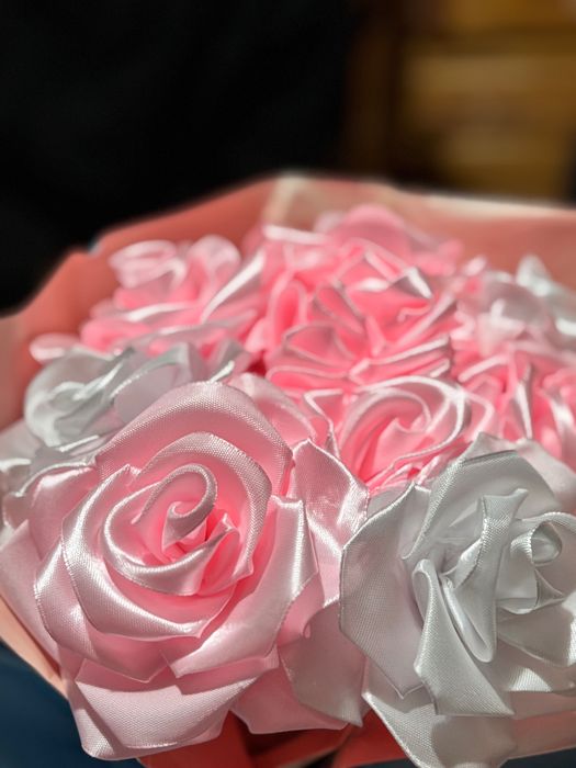 Сатенена лента букет