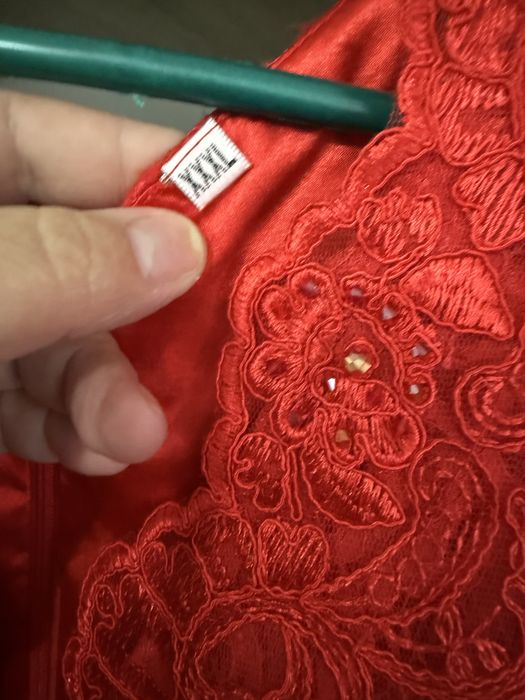 Rochie eleganta de culoare rosie marimea xxxl