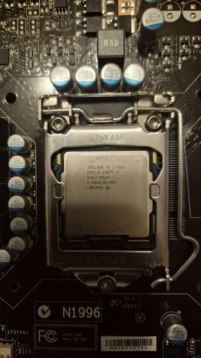 Kit Placa de baza MSI P55-CD53 + Procesor i5-860 + i/o shield + cooler Intel / LGA 1156 ATX
125