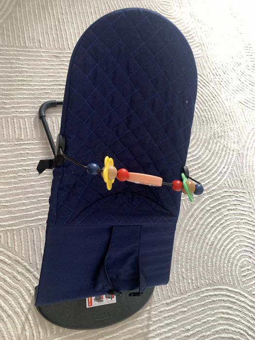 Шезлонг синий, самовывоз