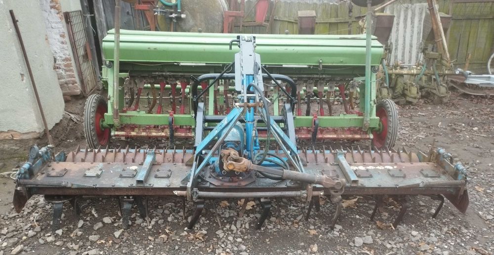 Grapă rotativă Rabewerk cu semănătoare Hassia de 3 m