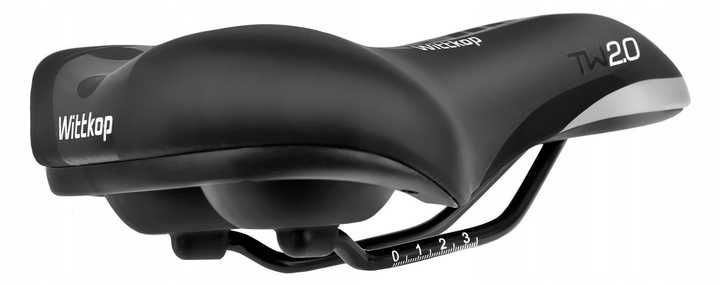 Седло за велосипед Wittkop Twin 2.0 Lady Gel Black - Trekking Bike