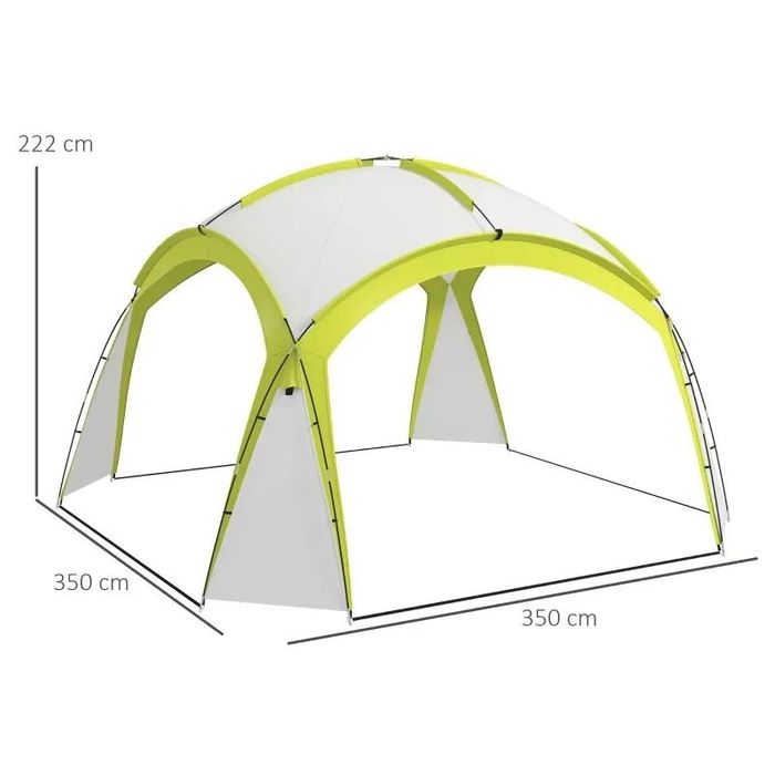 Беседка за събития Outsunny, 3,5 x 3,5