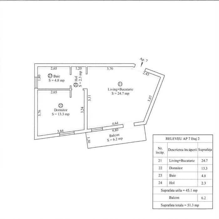 Apartament De Vanzare – Giroc, Calea Urseni, Str. Galbenelelor