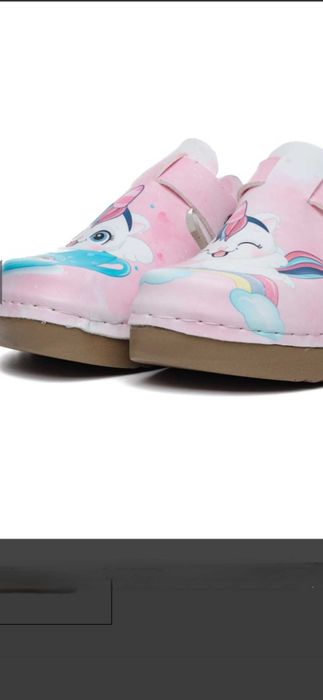 Анатомично дамско сабо с принт