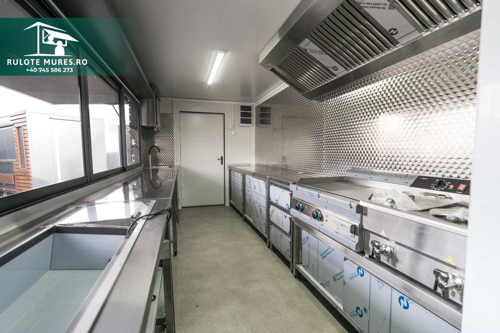 Rulote comerciale 6m ,FAST FOOD, STREET FOOD, FOOD TRUCK !!