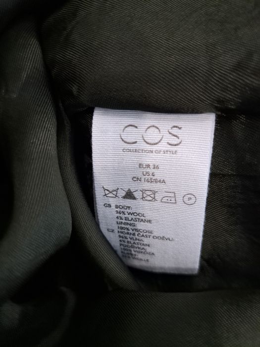 COS рокля вълна с асиметрично деколте р-р С