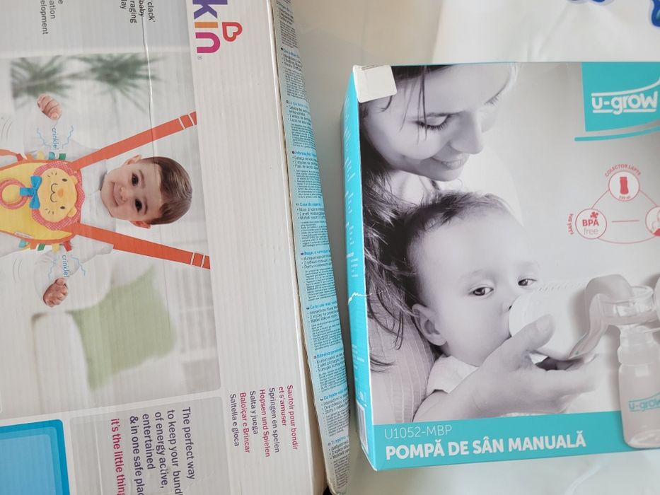 Lot 2 bucăți leagăn și pompa san