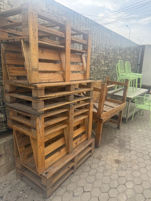 Летняя мебель из палетов