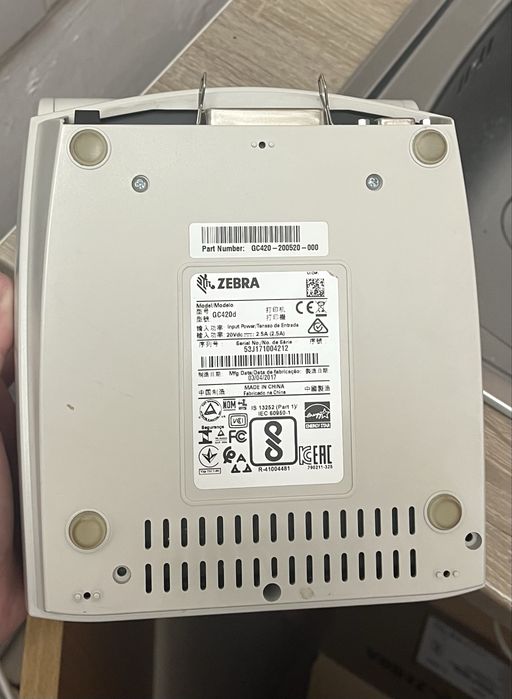 Imprimantă termică Zebra GC420D – funcțională