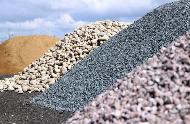 Принимаем инертные строительные материалы