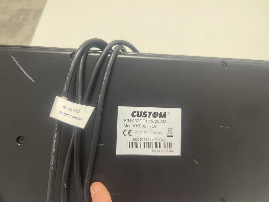 Tastatură profesională POS CUSTOM KB82 (RO) cu touchpad