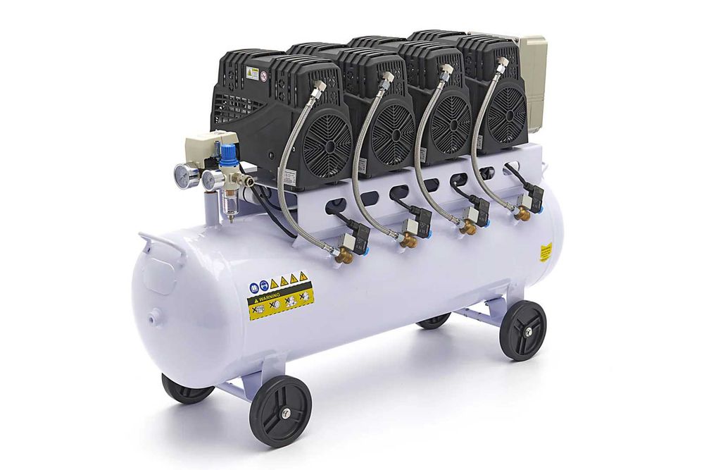 Compresor Silentios Zgomot Redus Fara Uulei 120 L 8 BARI HBM MACHINES OLANDA | Pret special doar in Mazazinul Gebo Tools